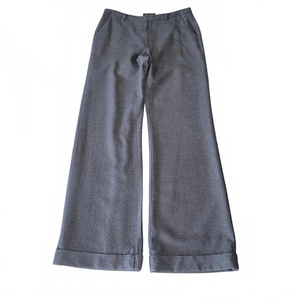 Banana Republic Business Casual Professional Dress Pants Lined Wool Soft Gray 2